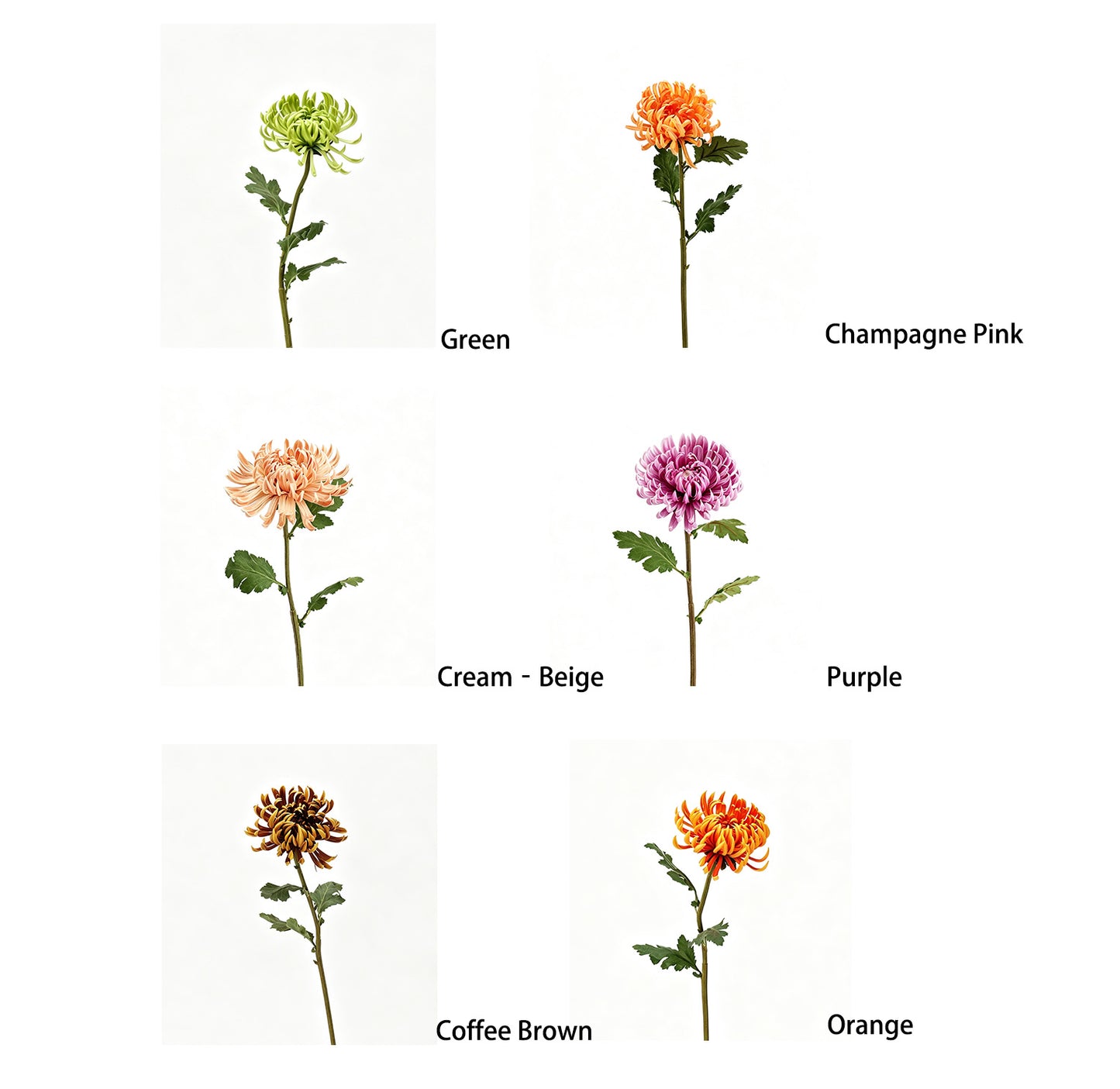 Large Double‑Petal Artificial Chrysanthemum‑23.6"