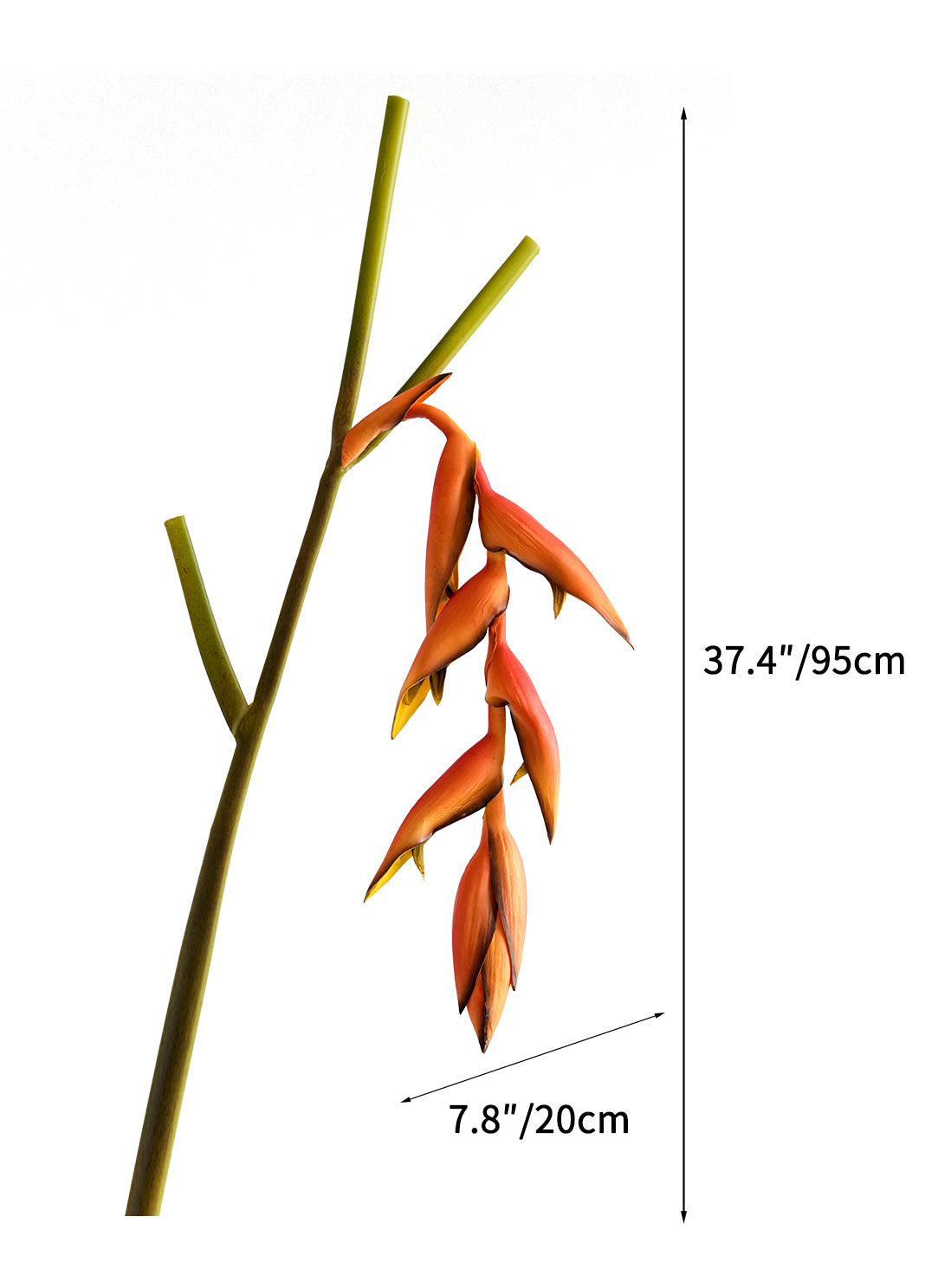 High-end Customized Artificial Hanging Birds of Paradise Flowers - 37.4"