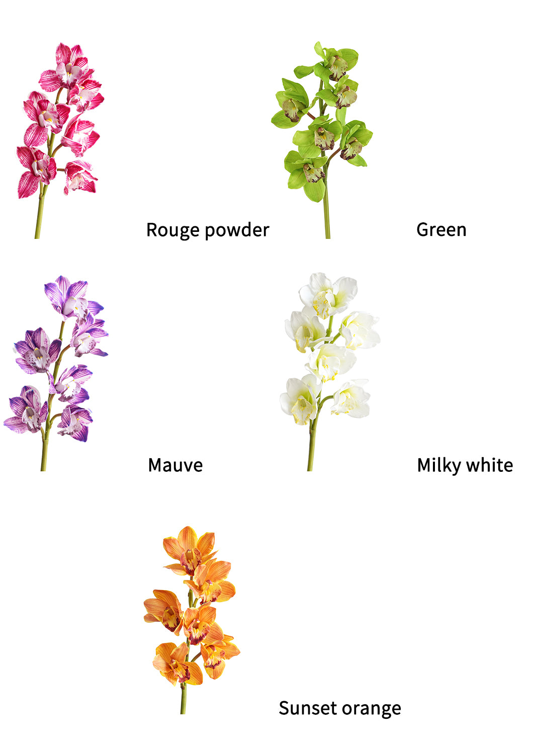 Artificial orchids with a realistic touch -26.7"