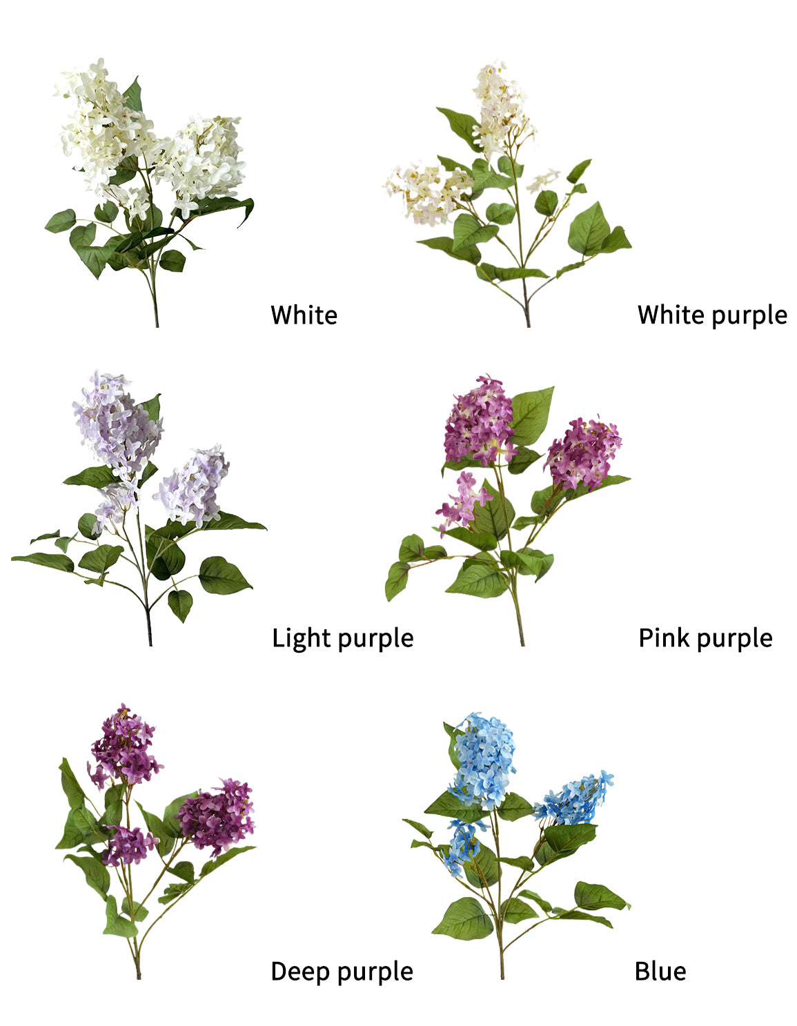 Exquisite Artificial Lilac Flowers -30.7"