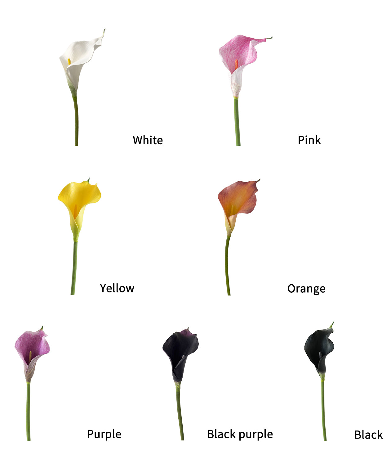 Artificial Calla Lily in Soft Tones-18.8"