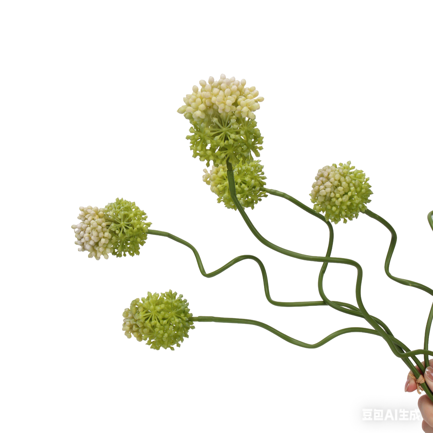 Faux Allium Bush - 27.8"