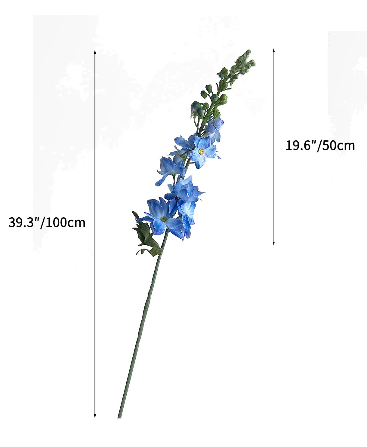 Artificial Larkspur in Dreamy Blue - Purple -44.5"