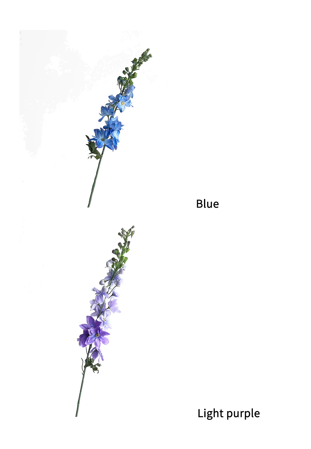 Artificial Larkspur in Dreamy Blue - Purple -44.5"