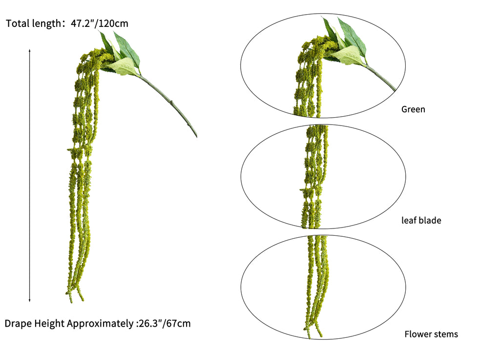 Artificial Hanging Amaranthus -47.2"