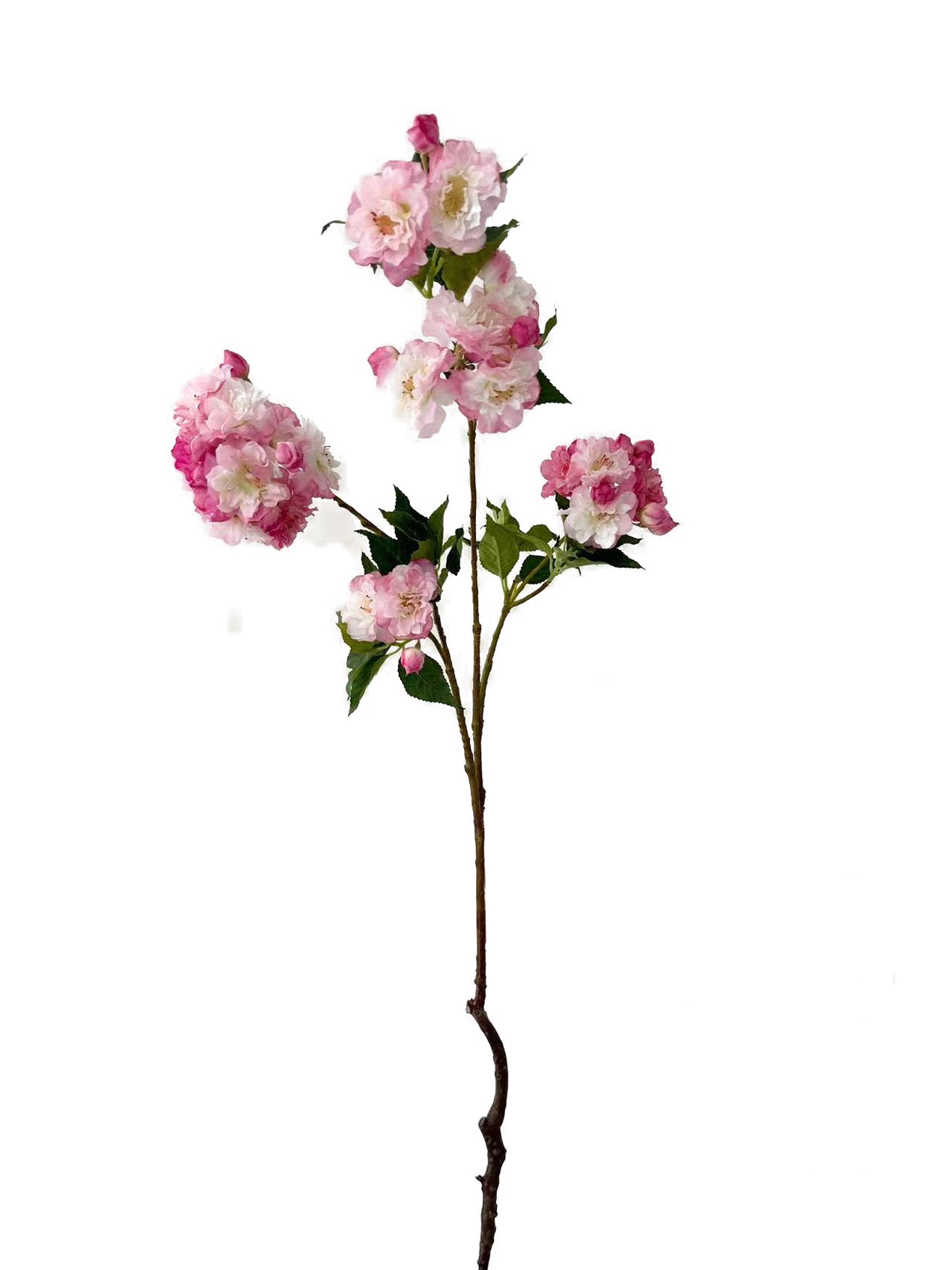 Artificial pink Nara cherry blossom flowers- 35.4"