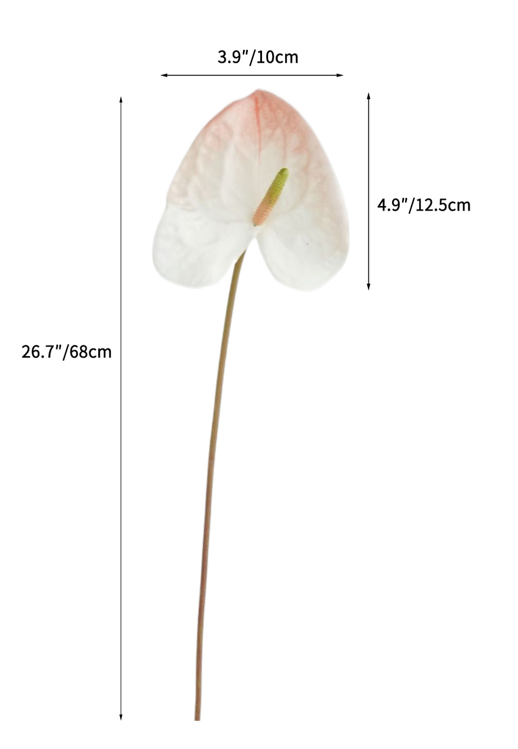 High-end Artificial Tropical Anthurium Flowers- 26.7"