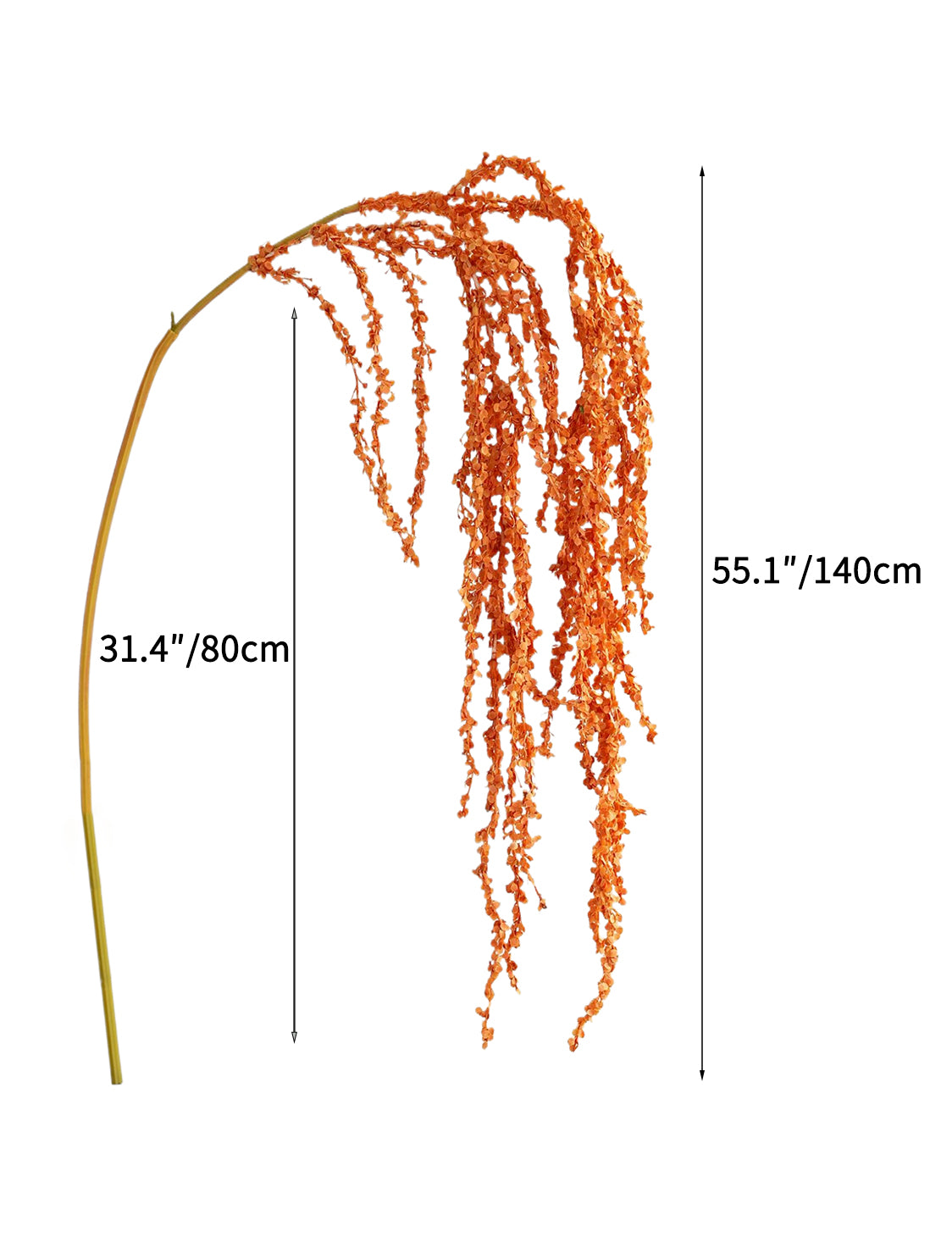 Fake Amaranthus with Branch Hanging Flowers -55.1"