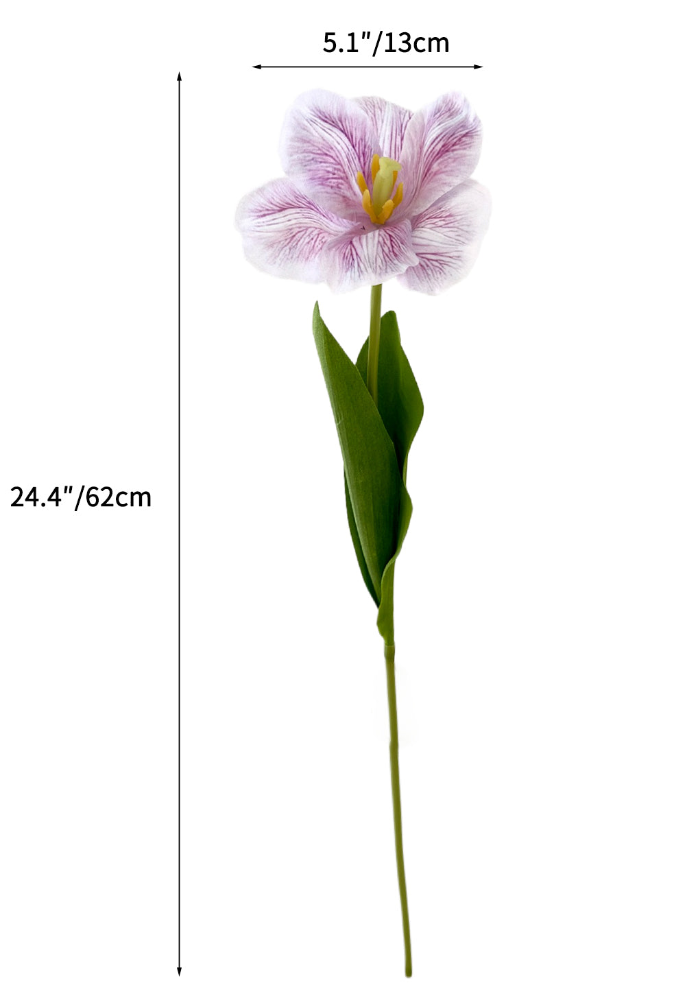 Artificial tulip flowers-24.4"