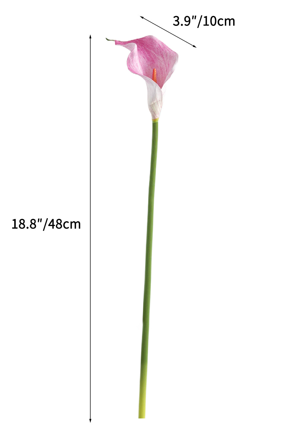 Artificial Calla Lily in Soft Tones-18.8"
