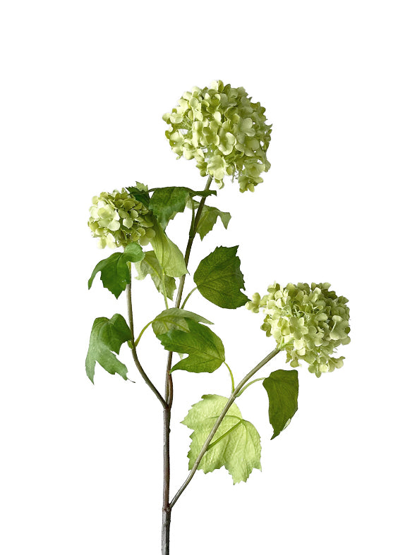 Artificial simulated Viburnum macrocephalum flowers-27.5 "