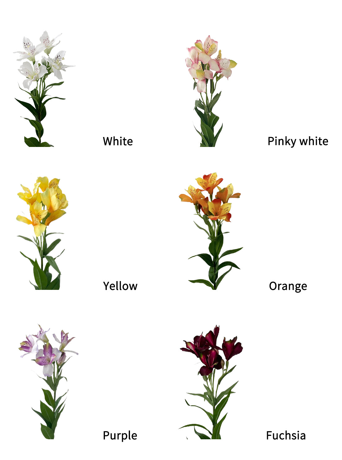 Realistic Artificial Alstroemeria for Stunning Decor -29.9"