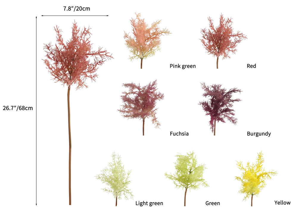 Fake Cotinus coggygria Artificial Smoketree Branch-26.7"