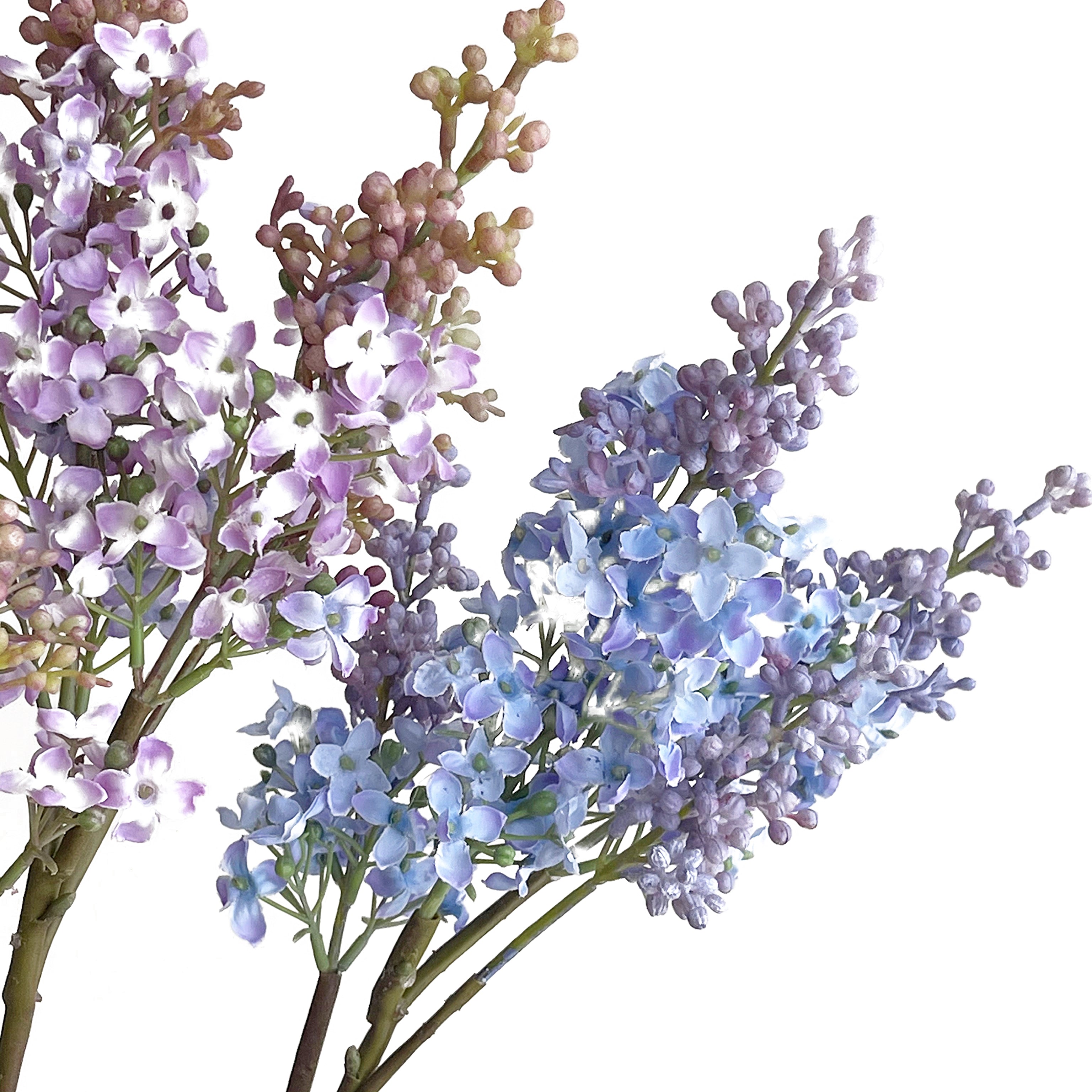 High-end and luxurious artificial lilac flowers- 26.77"
