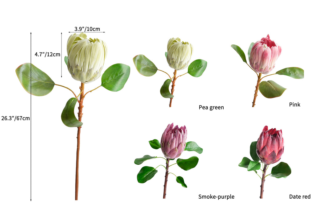 Luxurious simulated Protea cynaroides flowers -26.3 "