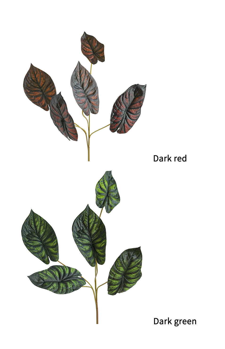 Faux Alocasia Leaves -31.1"