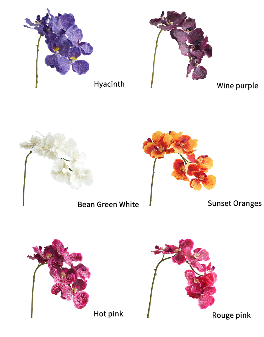 Artificial Vanda Orchid -31.5"