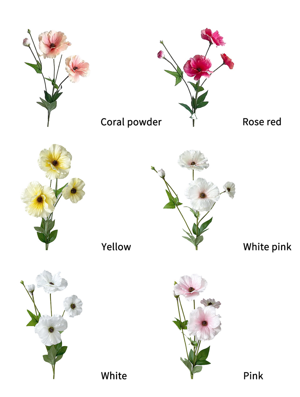 Luxurious Artificial Ranunculus asiaticus with Butterflies-19.6"