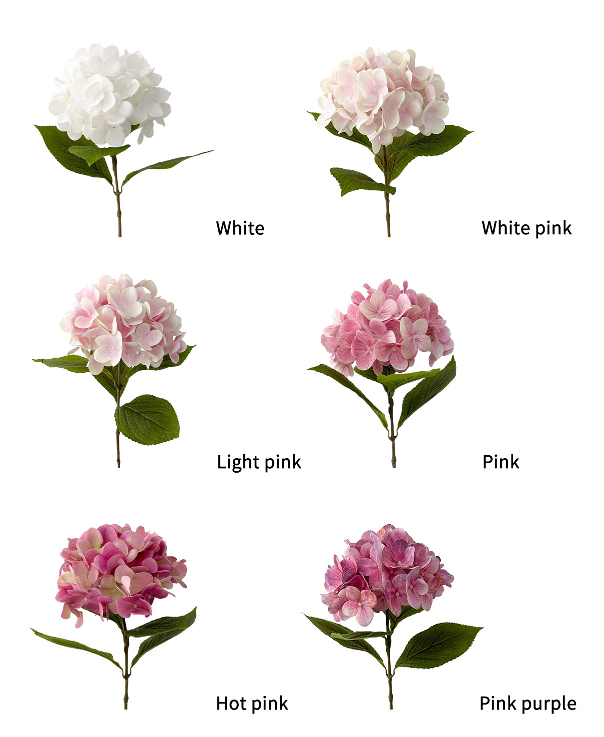 Artificial Garden Hydrangea Flowers -24.4 "