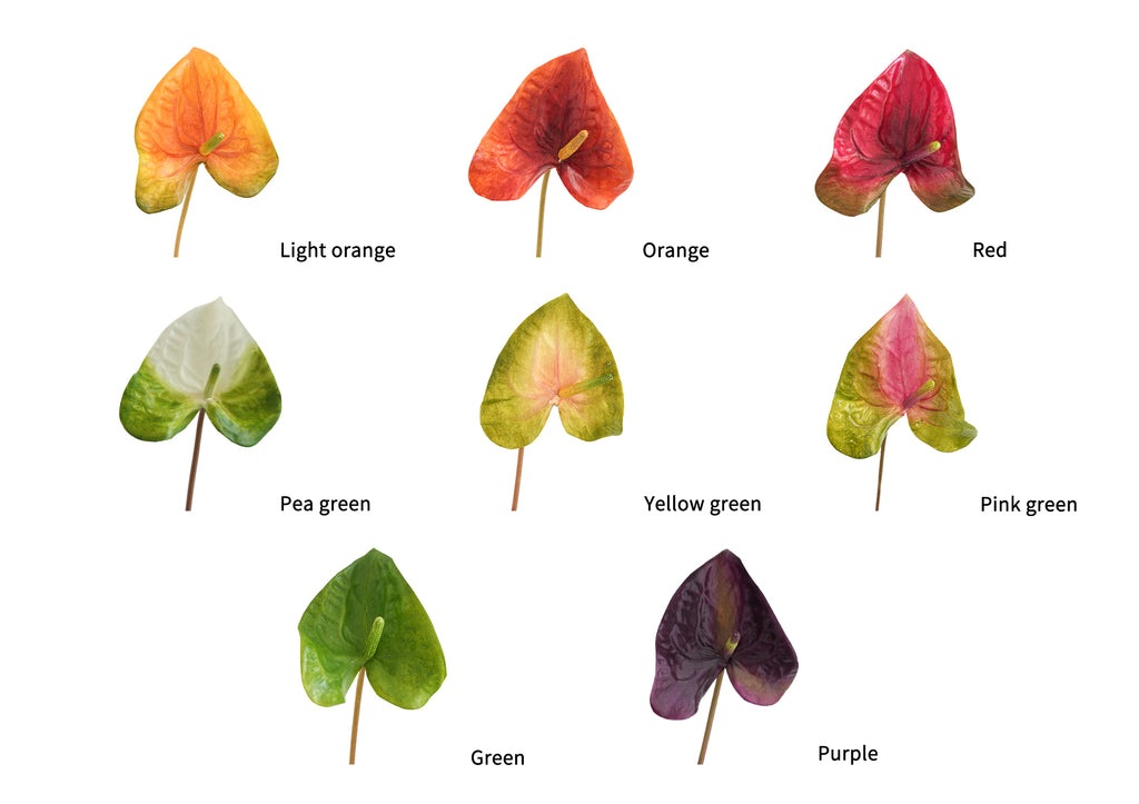 High-end Artificial Tropical Anthurium Flowers- 26.7"