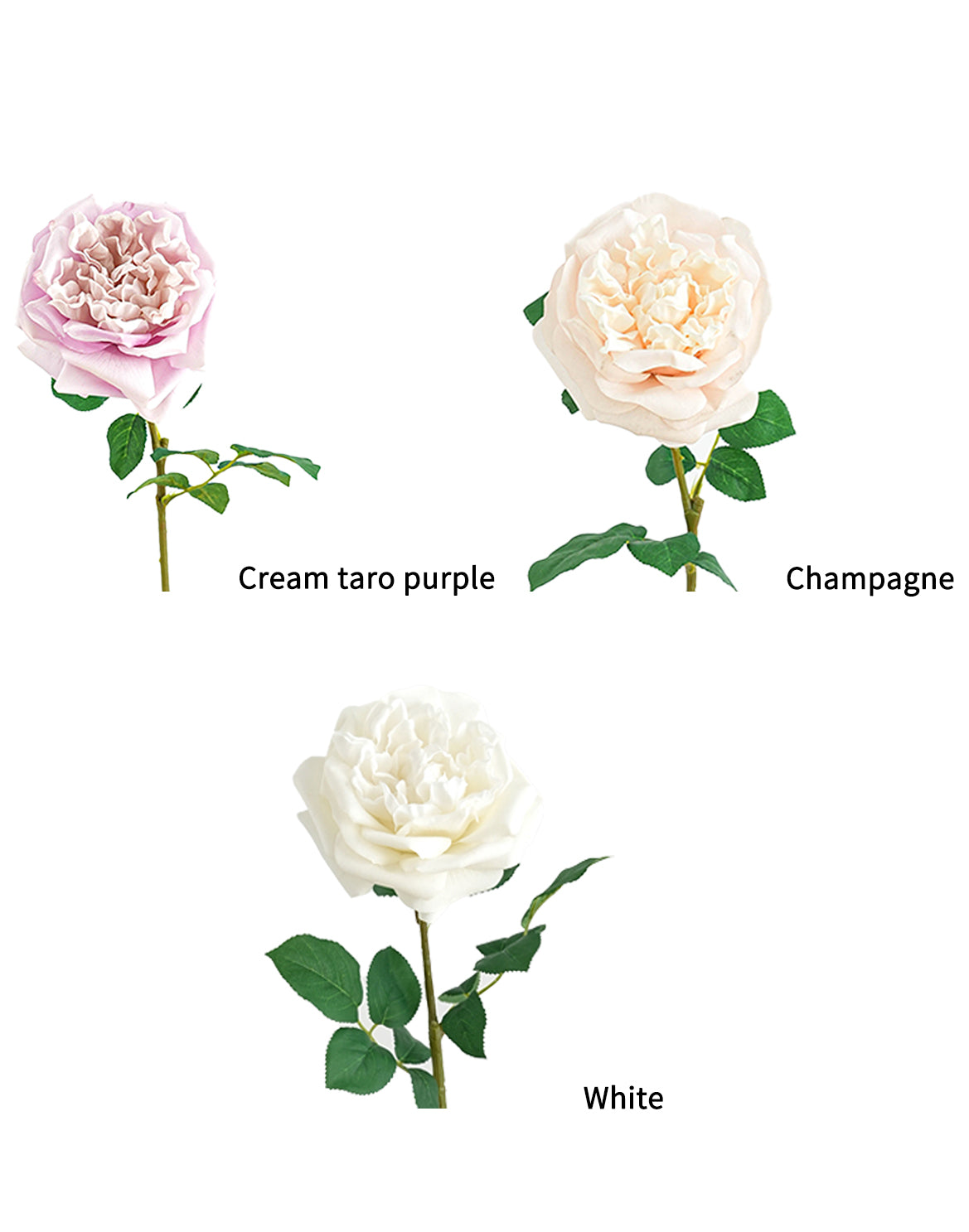 Luxurious artificial purple roses- 24.8"