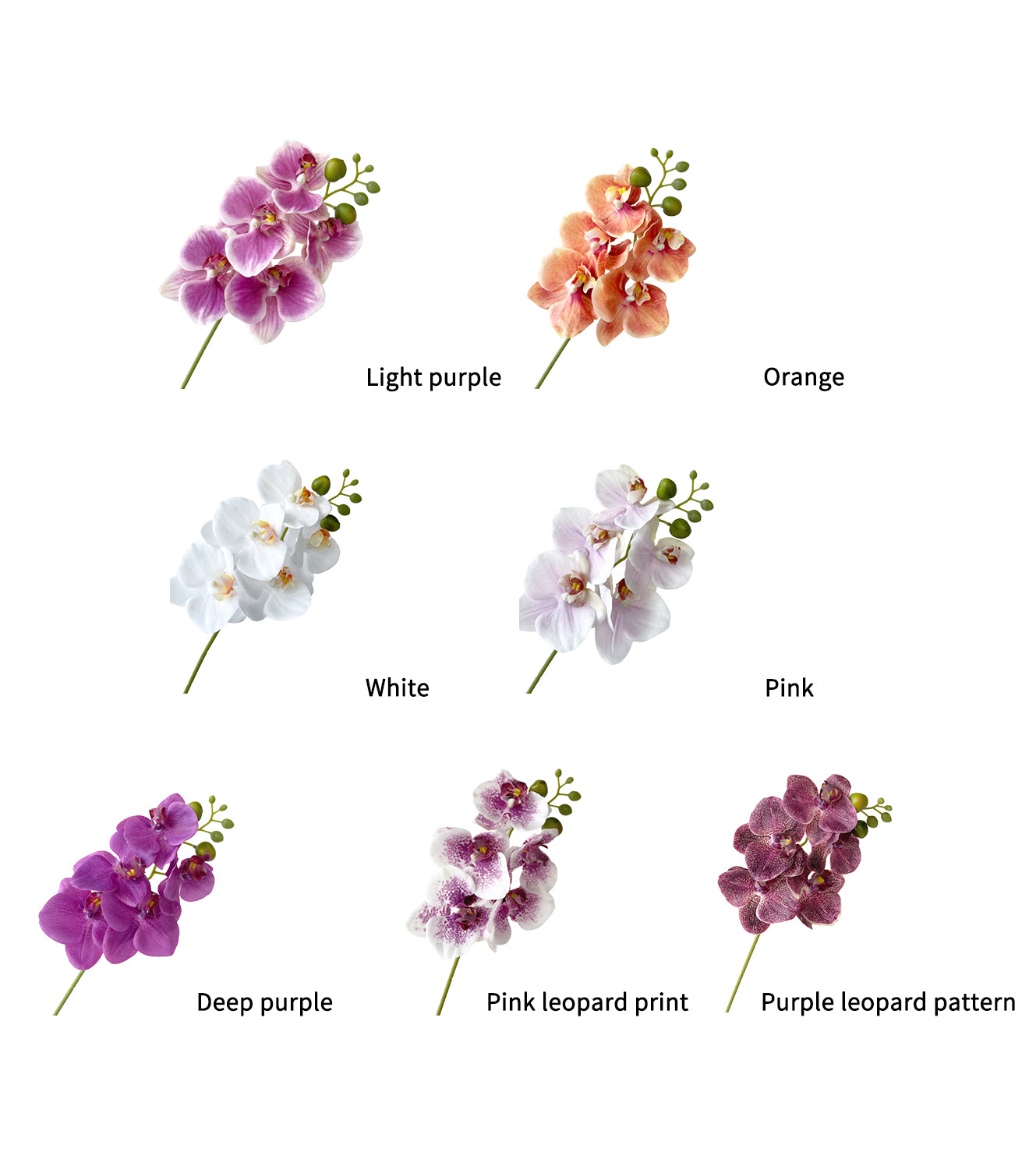 Artificial Phalaenopsis Orchids with a Realistic Touch -18.1"