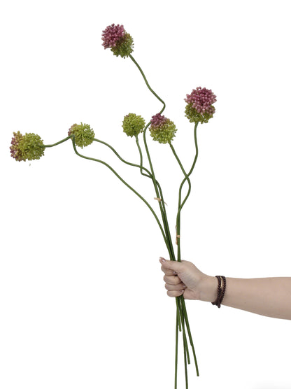 Faux Allium Bush - 27.8"