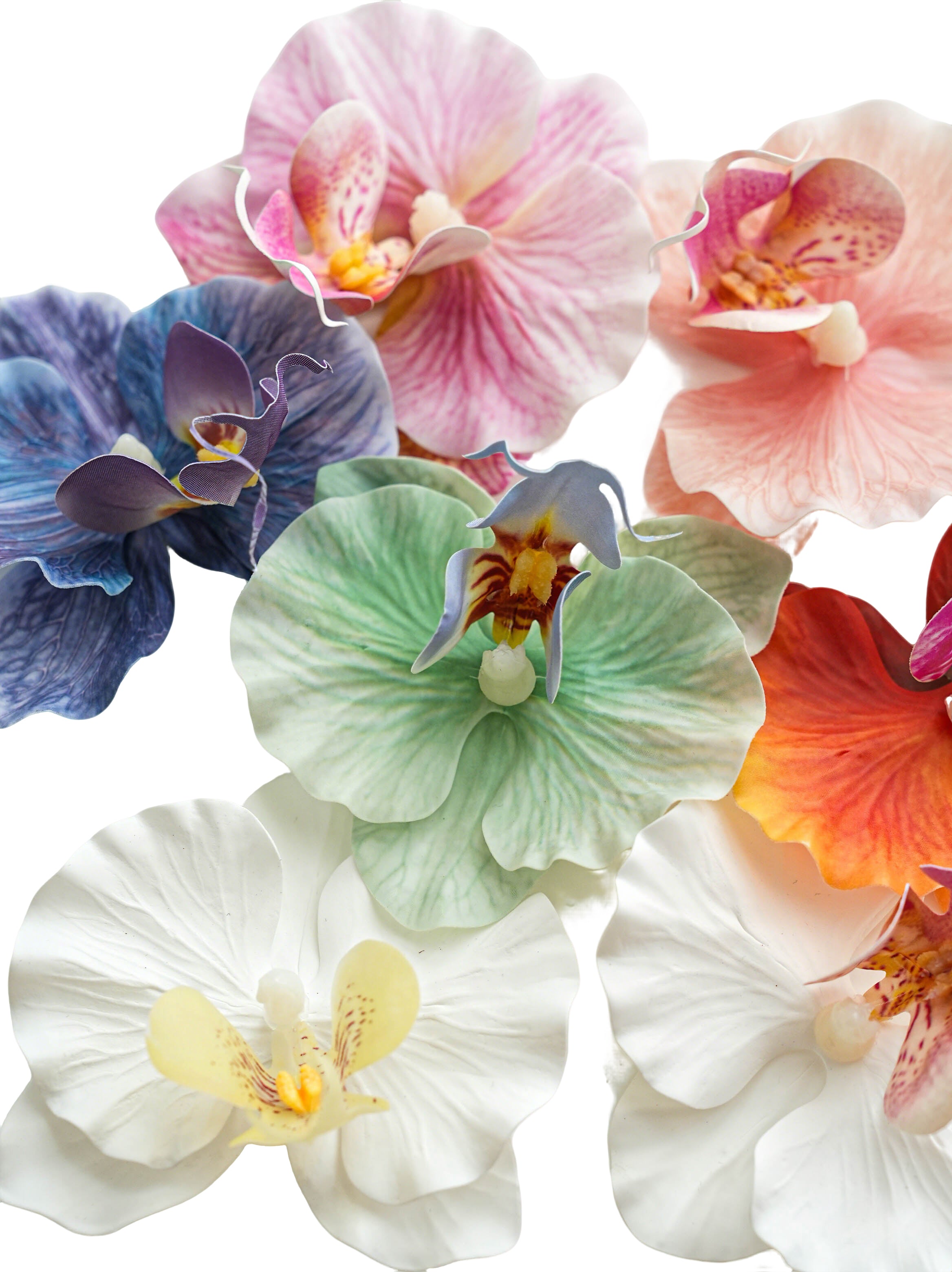 Fake Phalaenopsis petal in creamy color -3.34"