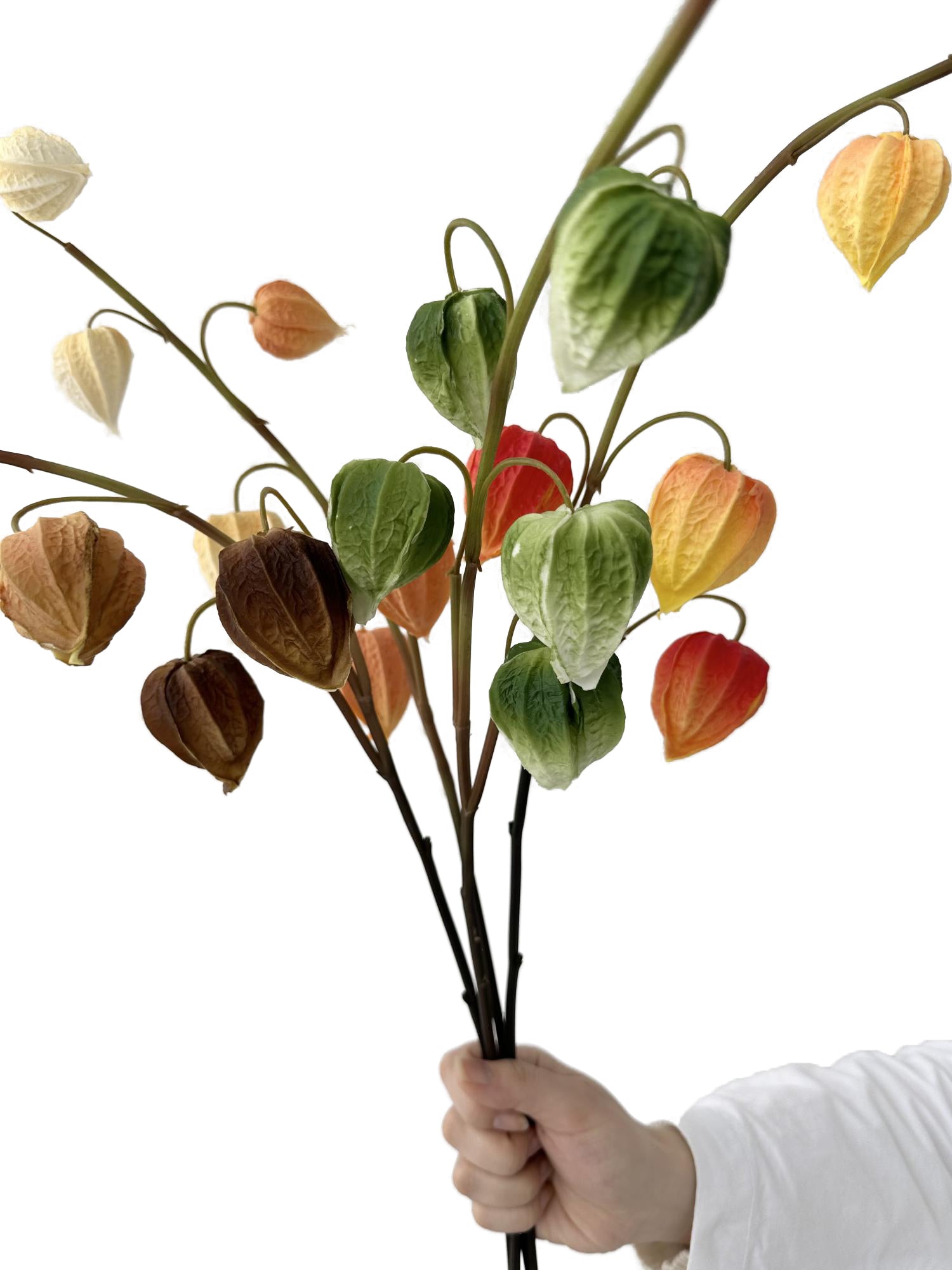 Simulated Ground Cherries Artificial Cape Gooseberry -27.9"