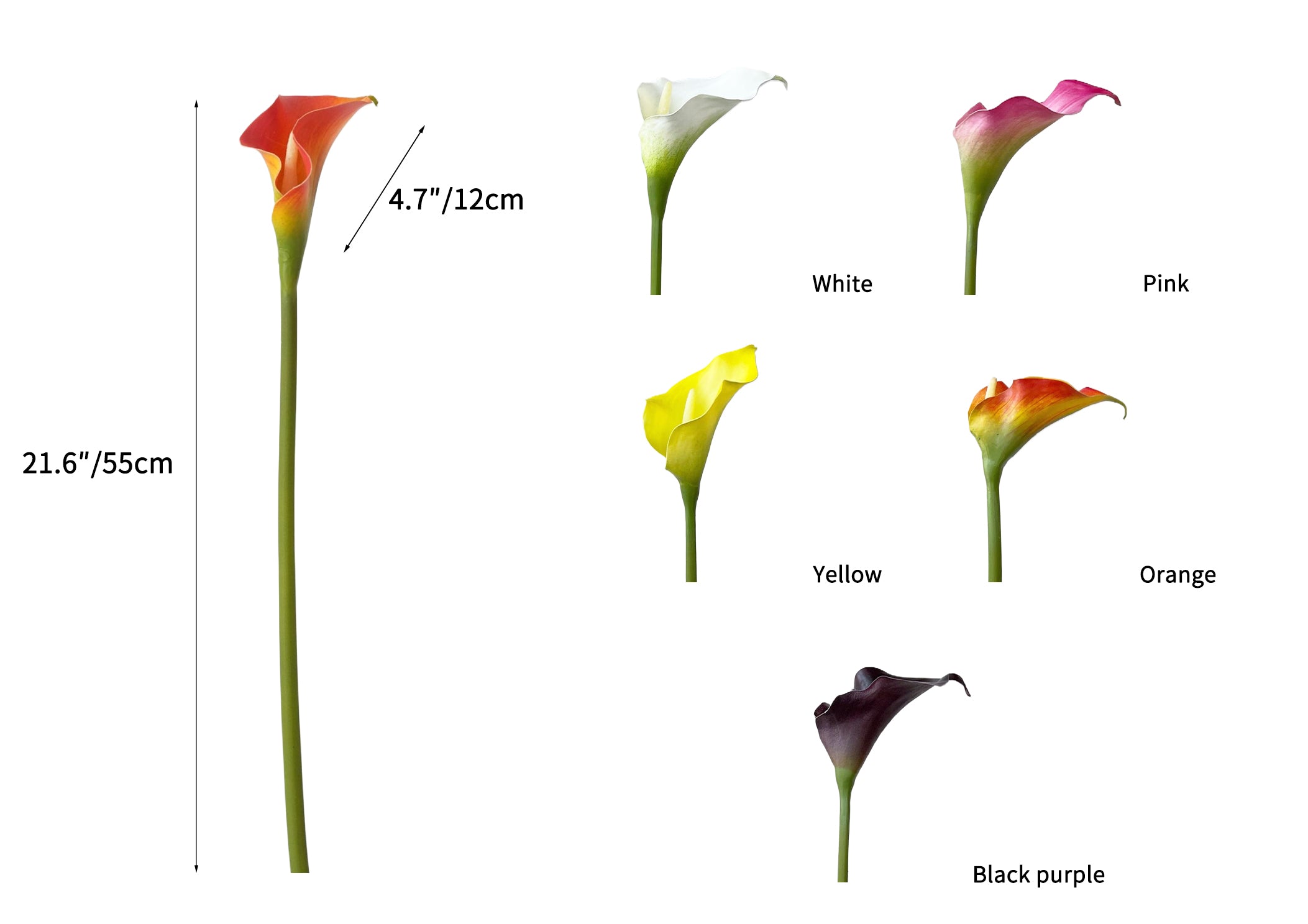 Faux Calla Lily-21.6"