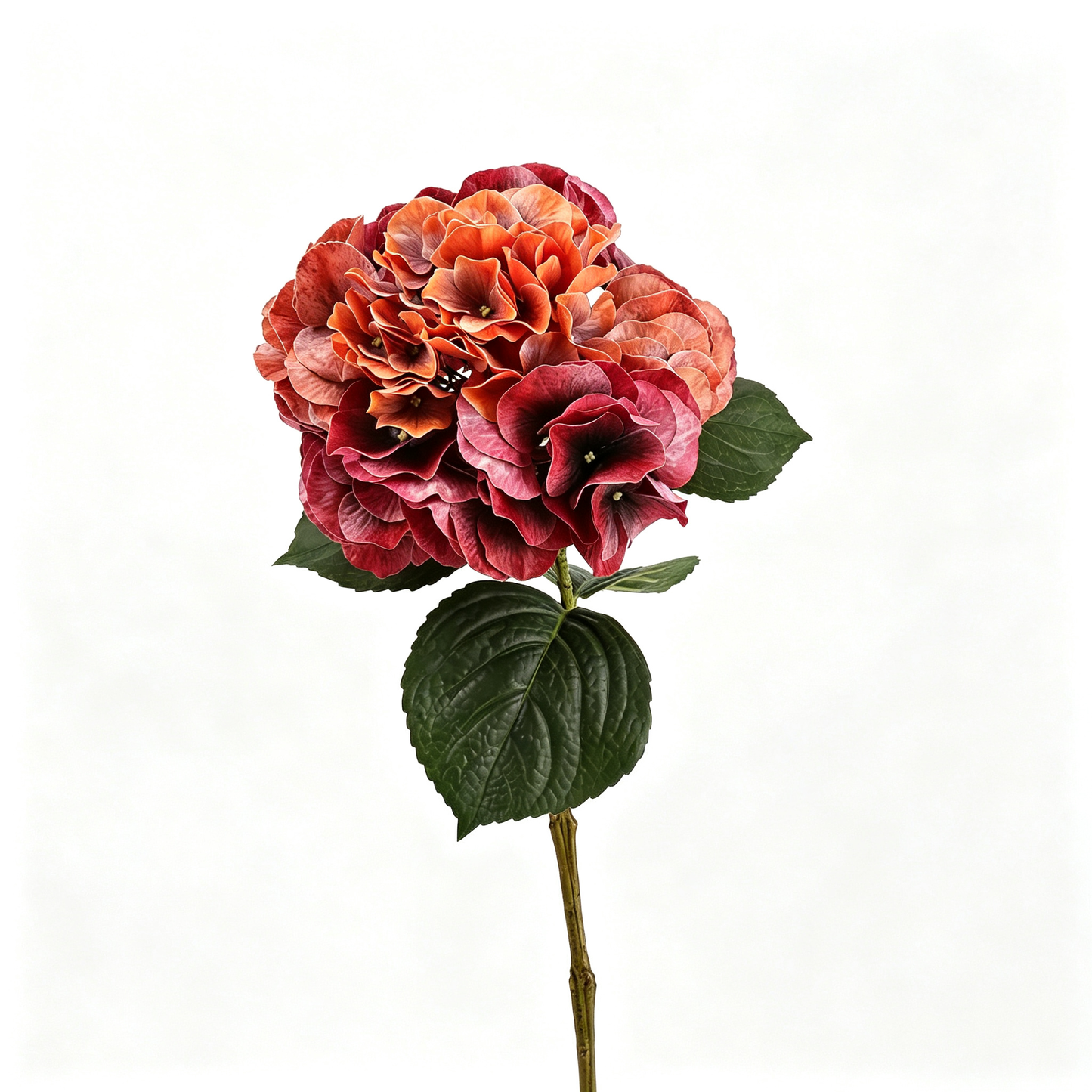 Premium Artificial Single‑Stem Large Hydrangea‑25.5"