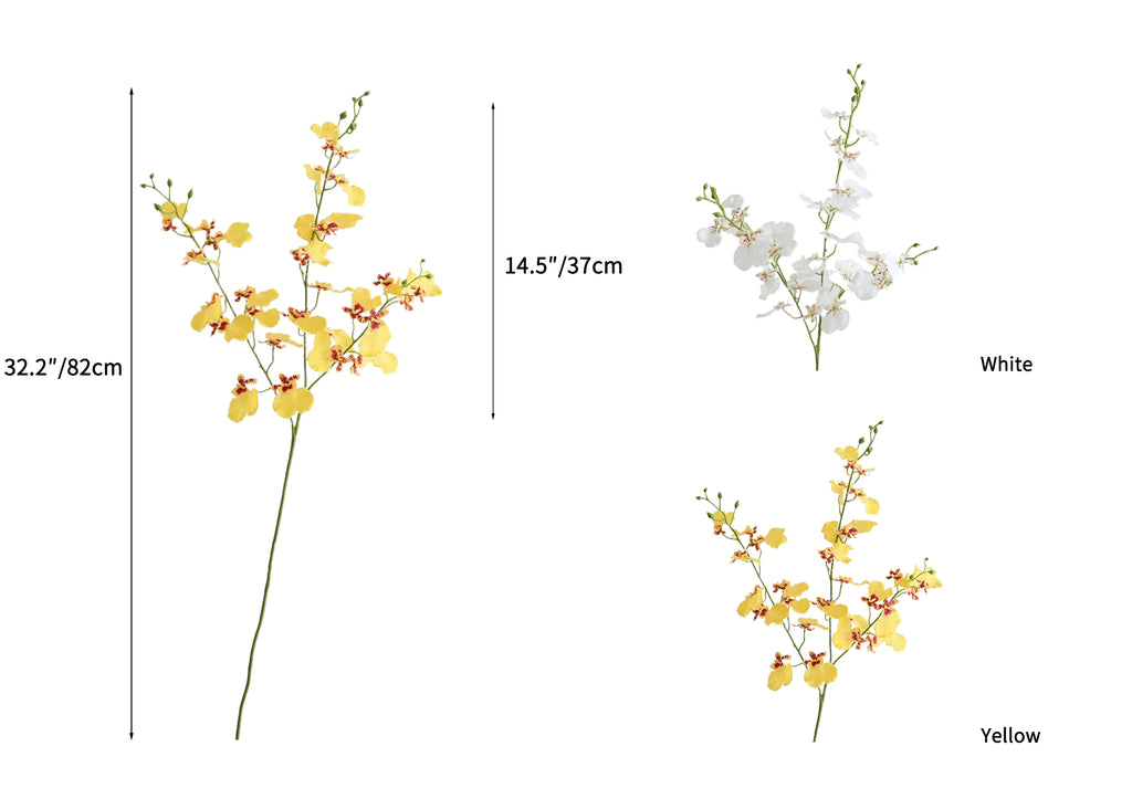 Simulated Dancing Dendrobium Artificial Orchids -32.2"