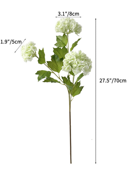 Artificial Viburnum macrocephalum flowers with a real touch- 26.4"
