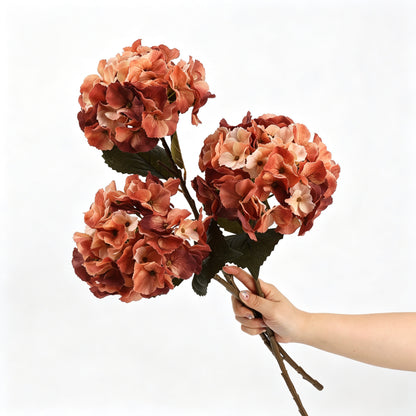 Artificial Real Touch Hydrangea Stem - 20.5"