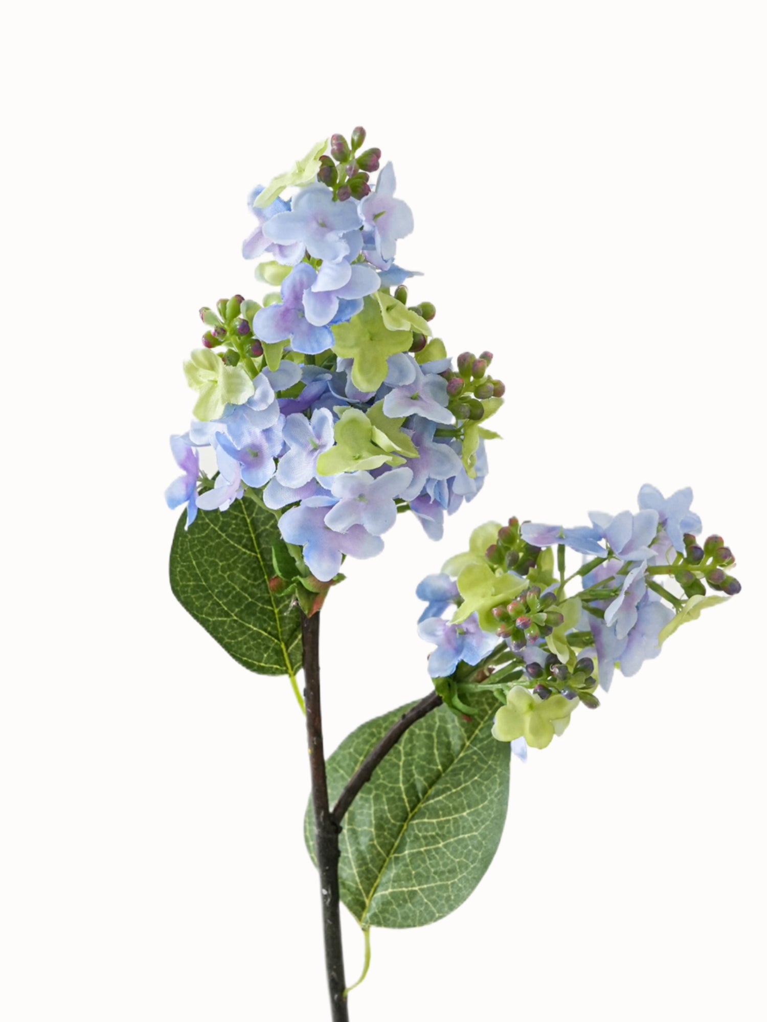 Artificial lilac flowers with short branches- 15.3"