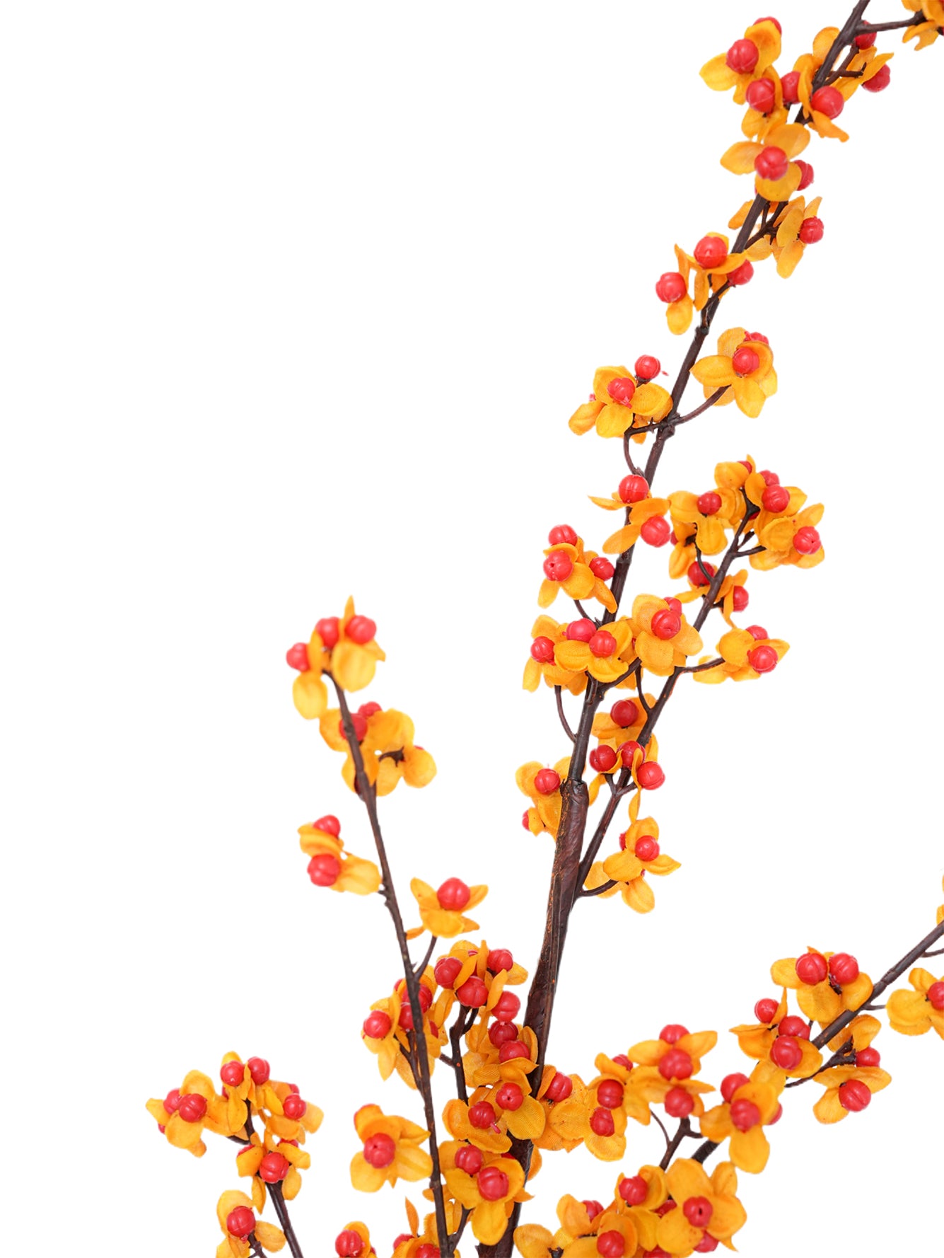 Large-Sized Faux Celastrus Orbiculatus Flowers  -39.7"