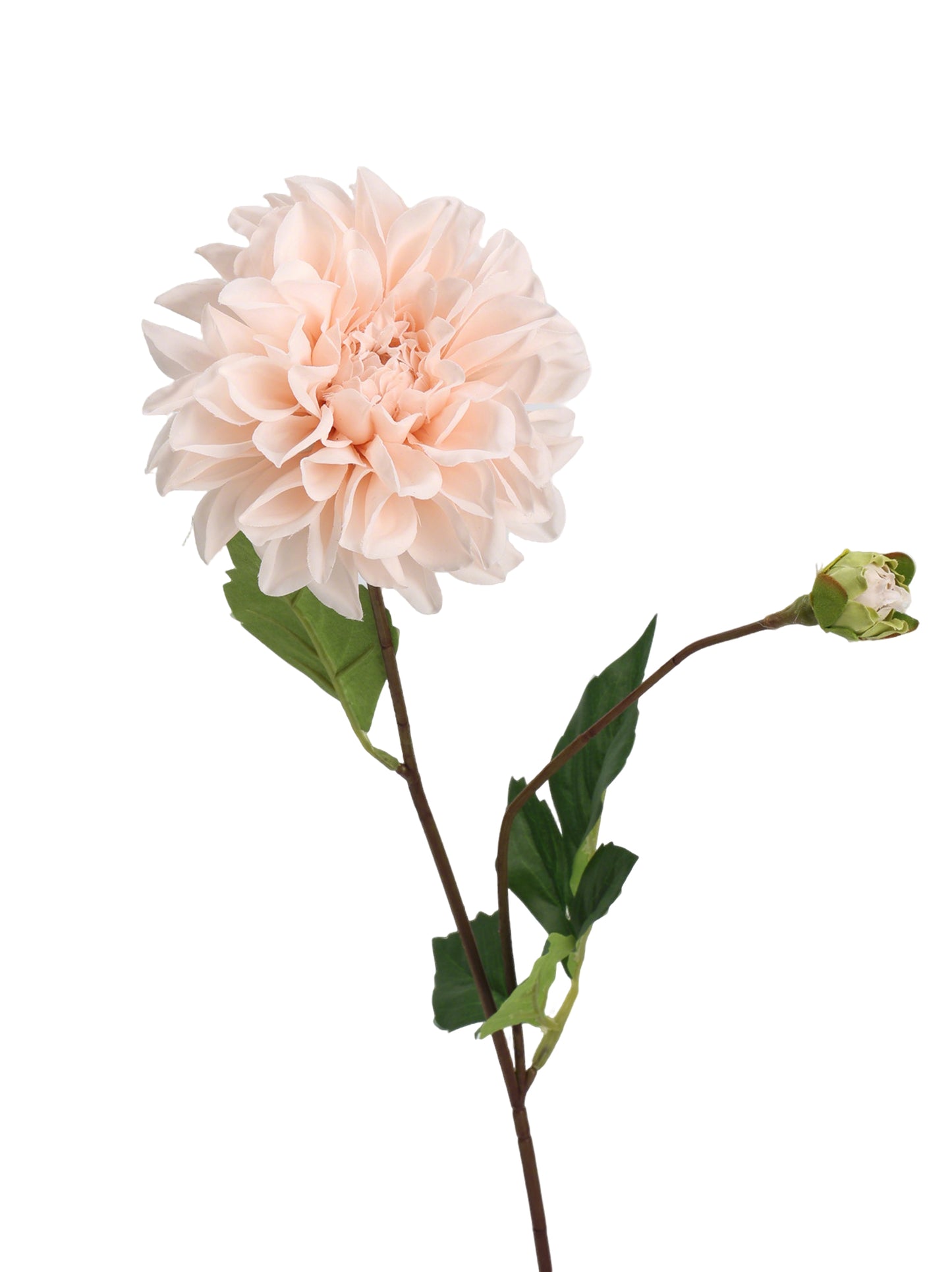 Faux Dahlia Spray With Buds - 22.8"