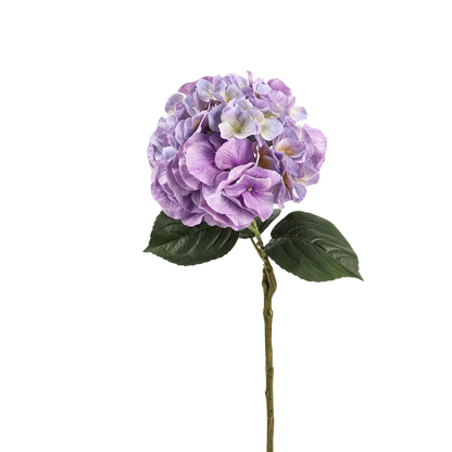 Premium Artificial Single‑Stem Large Hydrangea‑25.5"