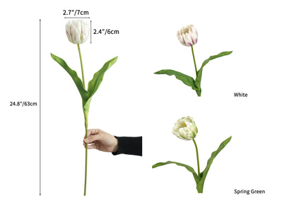 Faux Large Bloom Tulip Stem - 24.8"