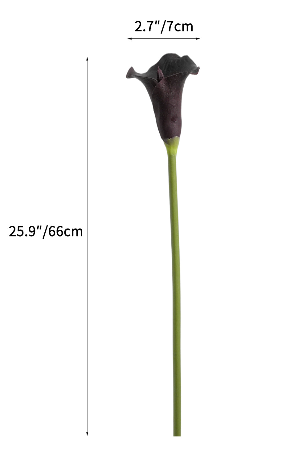 Artificial calla lily flowers - 25.9"