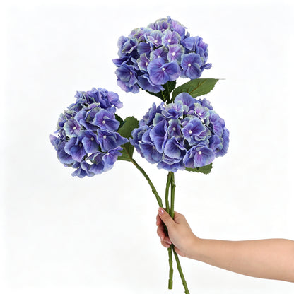 Artificial Real Touch Hydrangea Stem - 20.5"
