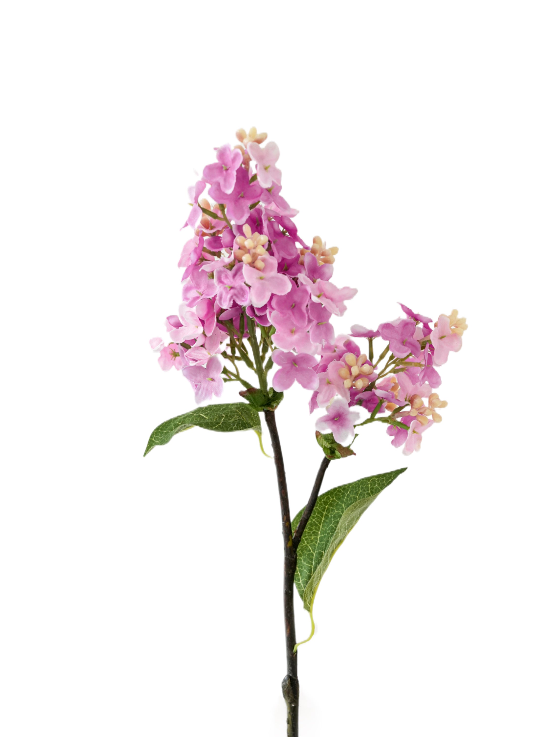 Artificial lilac flowers with short branches- 15.3"