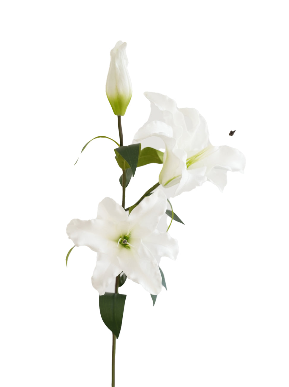 Artificial three - stem lily flowers with a real touch -36.2"