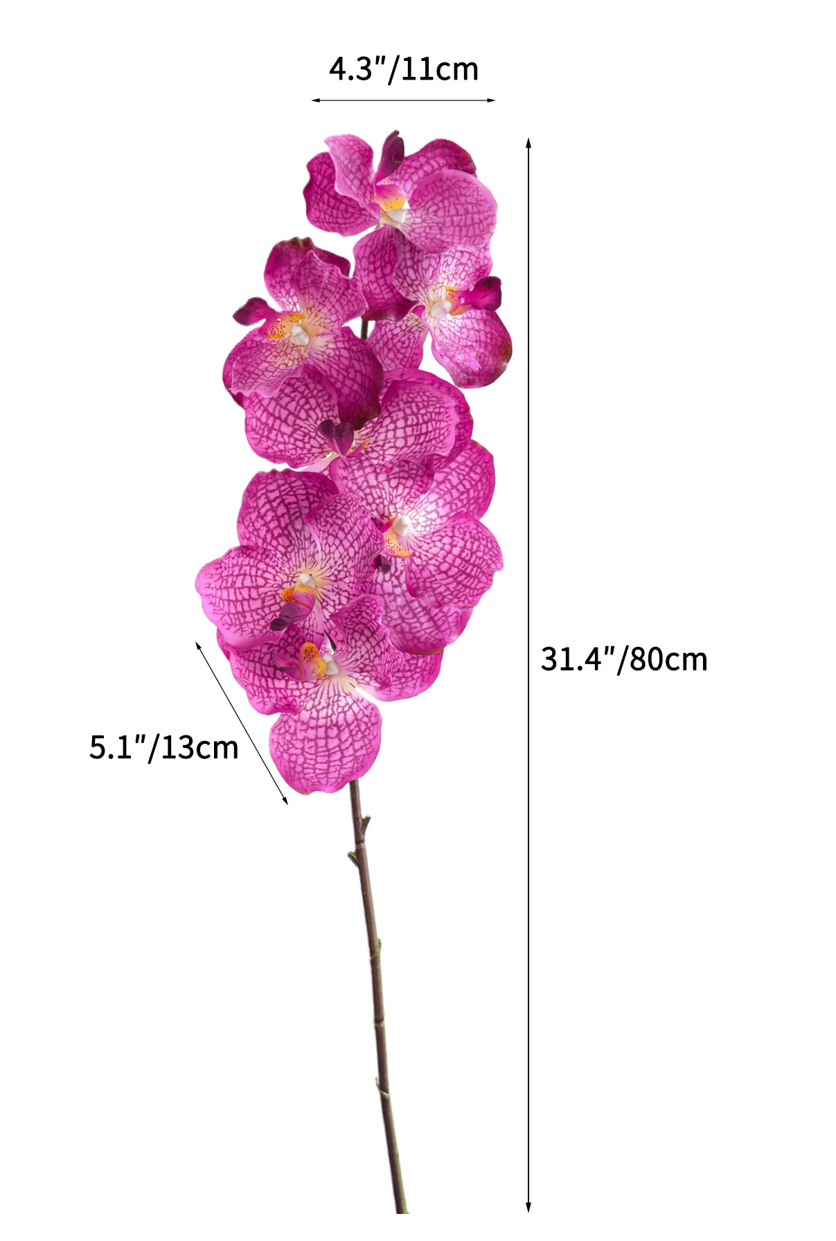 Artificial Vanda Orchid -31.5"