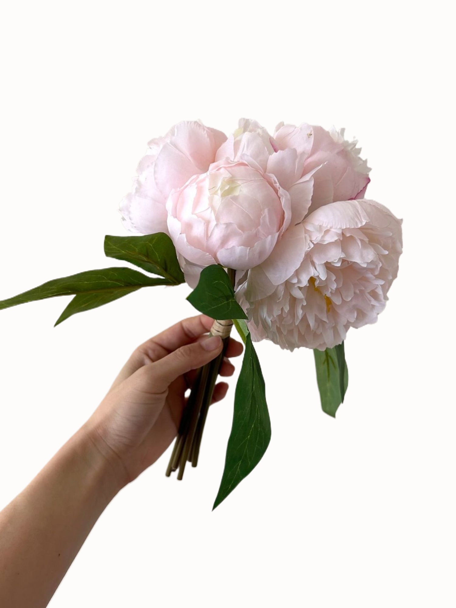Realistic Artificial Peony Bouquets-11.4"