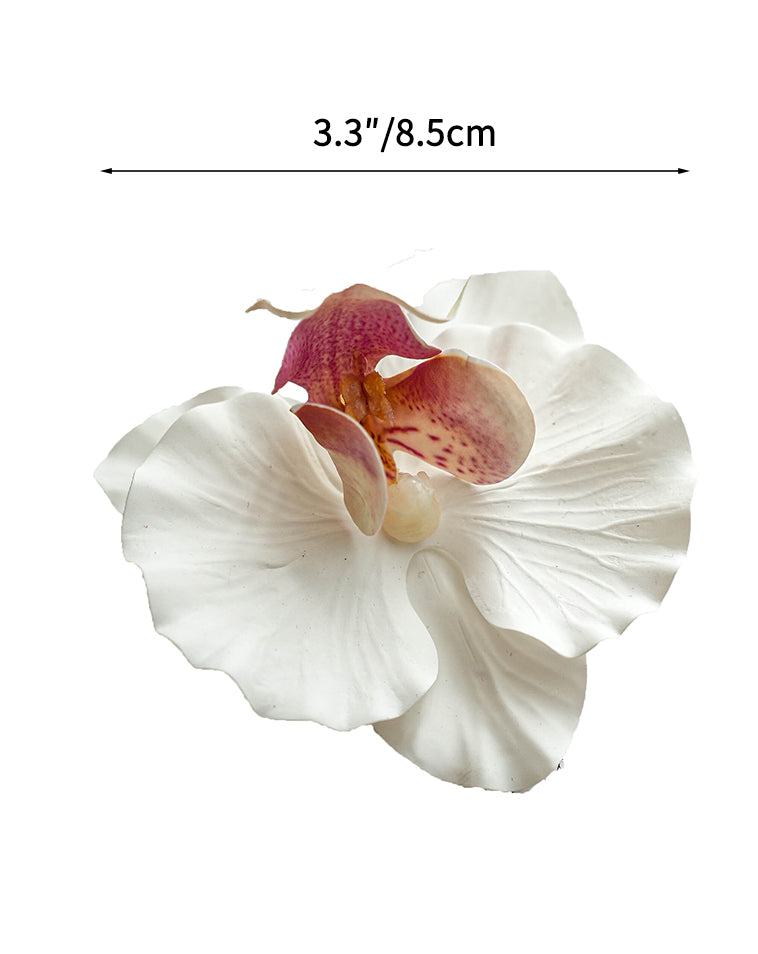 Fake Phalaenopsis petal in creamy color -3.34"