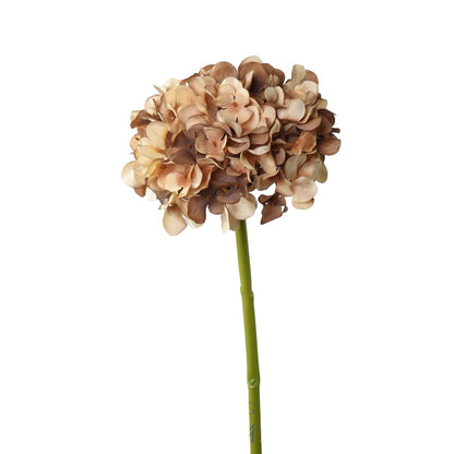 Faux Hydrangea Single Stem - 17.3"