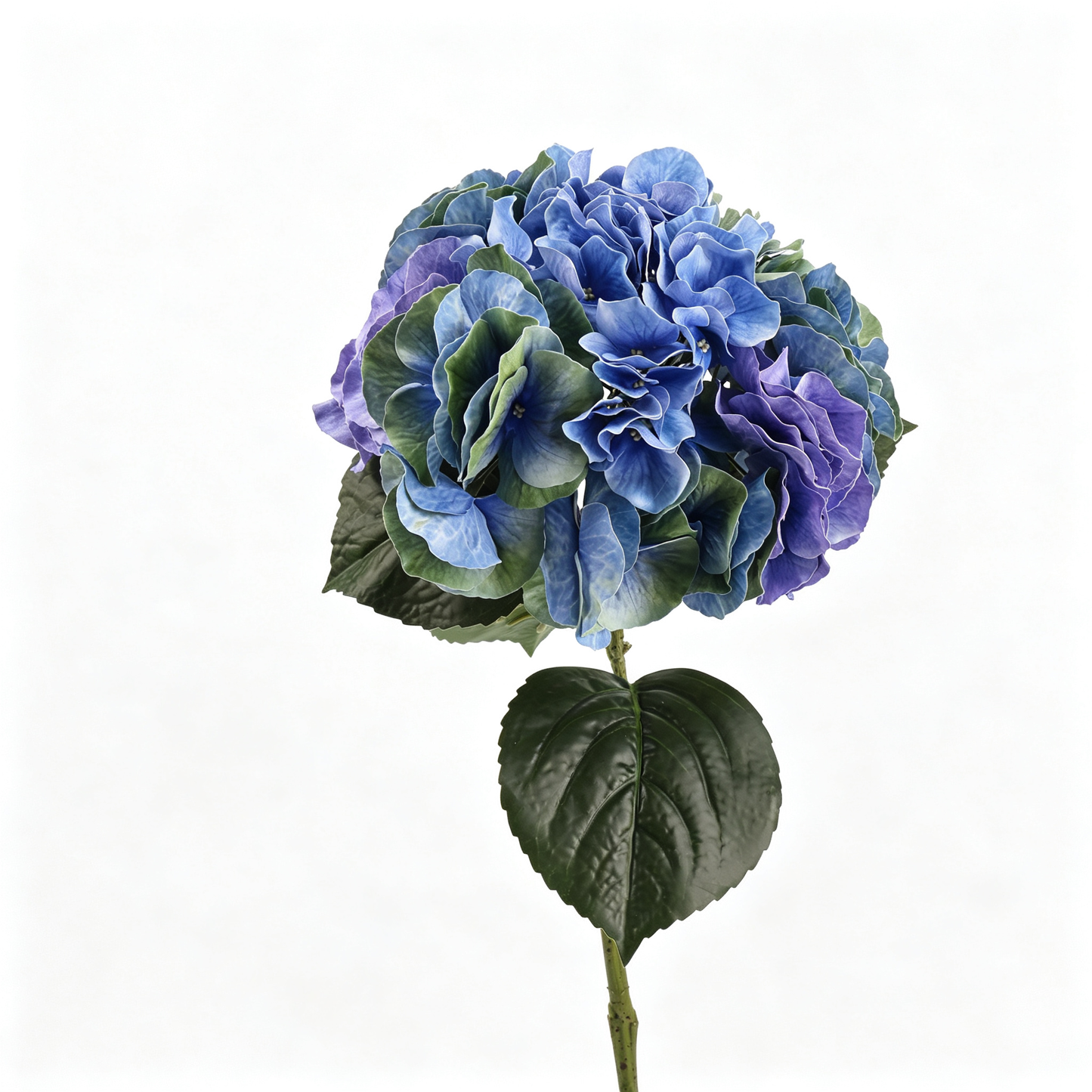 Premium Artificial Single‑Stem Large Hydrangea‑25.5"
