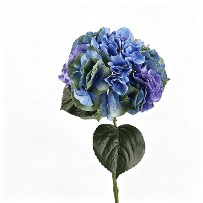Premium Artificial Single‑Stem Large Hydrangea‑25.5"