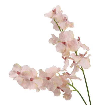 High‑Quality Real‑Touch Artificial Vanda Multi‑Blossom Stem‑33.8"